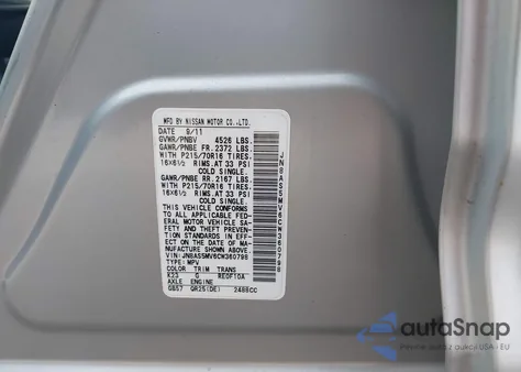 2012 Nissan Rogue S z USA, uszkodzony, nr VIN JN8AS5MV6CW360798